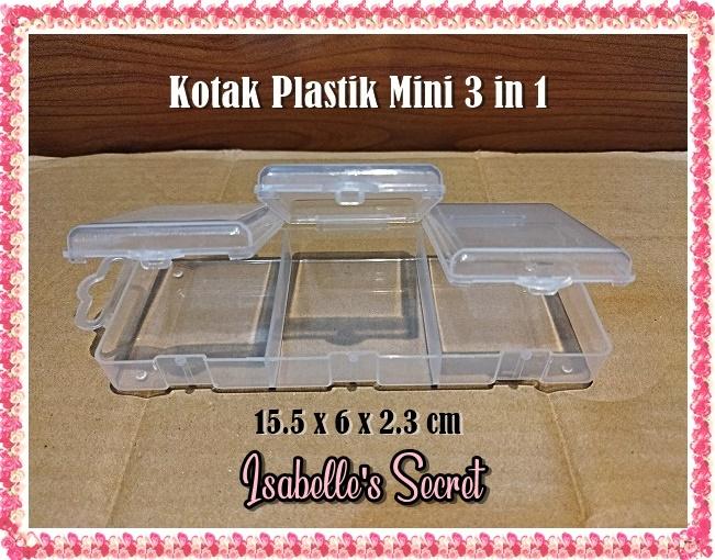 Gambar Kotak Container Box 3 Sekat Jumbo / Kotak Uang / Kotak Box Kasir - 3 Sekat Kecil dari Isabelle's Secret undefined Tokopedia