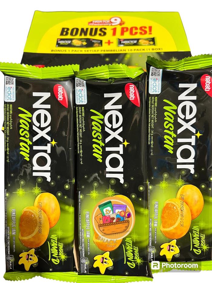 Gambar Nabati Nextar 340gr isi 10 Pcs @34 gr 3 varian - pineapple dari SNACH CHIKI undefined Tokopedia