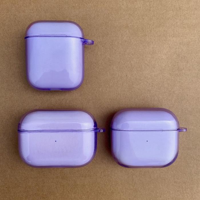 Gambar Jelly Case Neon Airpods Pro Airpods 1 Case Airpods 2 - Soft Purple, Airpods 3 dari Allforgadget undefined Tokopedia