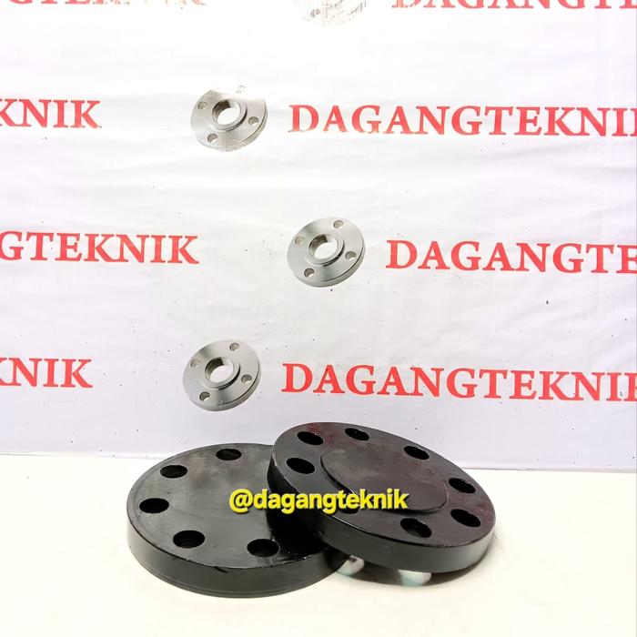 Gambar Blind Flange 1 1/2 inch Ansi 300 / ASA 300 / Class 300 A105 CS / Besi dari dagangteknik undefined Tokopedia