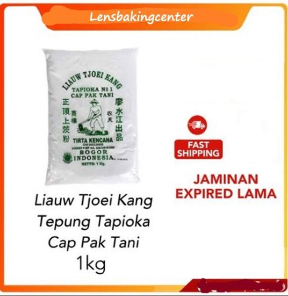 Gambar Tepung Tapioka/Sagu Cap Pak Tani 1kg | Sagu Tani Liauw Tjoei Kang 1 kg - 1kg dari Len's Baking Center undefined Tokopedia