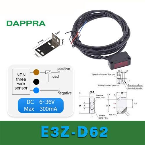 Gambar E3ZD622M E3Z-D62 E3ZD62 E3Z - D62 Photoelectric Sensor PF59 - DAPPRA dari tokoautomation undefined Tokopedia