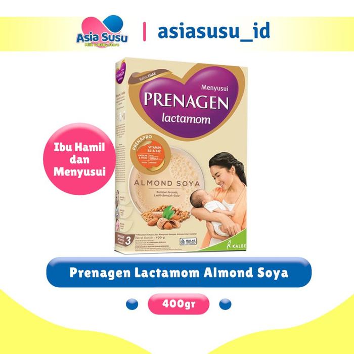 Gambar BAYAR DI TEMPAT PRENAGEN LACTAMOM COKLAT/MOCA/VANILA/ALMOND SOYA 360GR - Almond Soya dari Allen Trendy undefined 4 Tokopedia