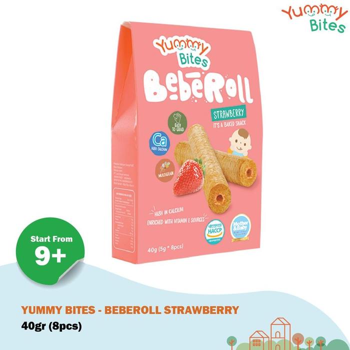 Gambar KIRIM LANGSUNG YUMMY BITES BEBEROLL 40 GR 9 BULAN+/ YUMMY BITES - Blueberry dari Reny Mall undefined 4 Tokopedia