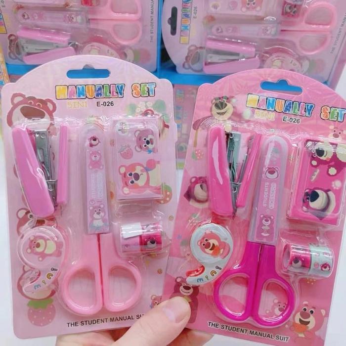 Gambar Set ATK Alat Tulis Set Anak 5in1 Sanrio lotso ATK Sekolah dari kindi store_NEW undefined Tokopedia