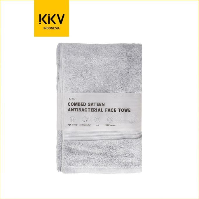 Gambar Ekspresif Kkv Das Only Combed Sateen Bath Towel Handuk Mandi Wajah - H.Mandi Gray dari ngalinshop undefined Tokopedia