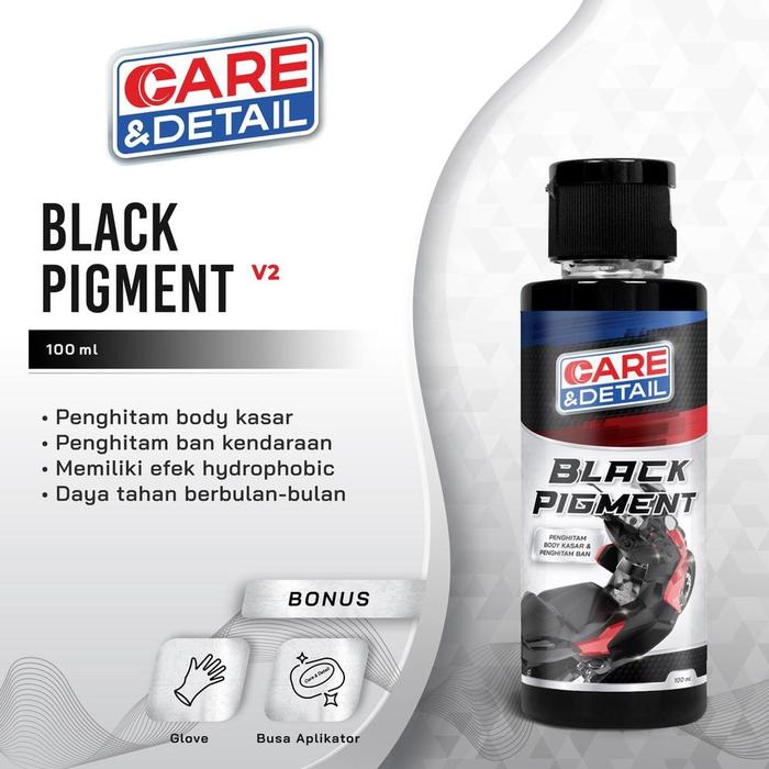 Gambar Yakin Penghitam Body Motor / Mobil By Care & Detail | Black Pment - 250ml dari Hallira Tokko undefined Tokopedia