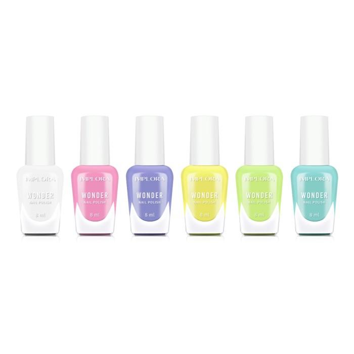 Gambar Implora Nail Polish / Implora kutek / Cat Kuku 1 Box isi 6 pcs - WONDER dari Duta Cantik undefined Tokopedia