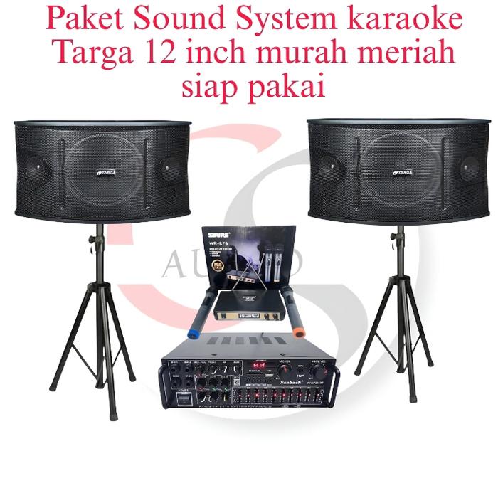 Karaoke Speaker Targa 12 Inch Jual Paket Sound System Karaoke