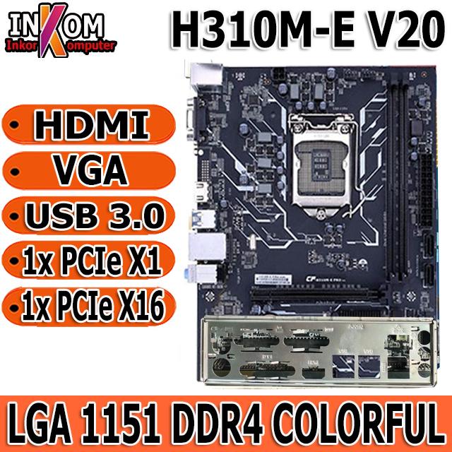 Gambar Motherboard Mobo H310 LGA 1151 DDR4 Plus Processor I5 8400 Gen 8 - MOBO H310 Saja dari INKOR KOMPUTER undefined Tokopedia