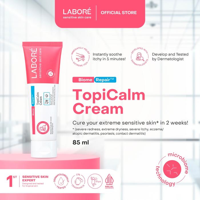 Gambar LABORE Biome Repair Barrier Revive Cream 10ml/50ml - Krim Pelembab Kulit Sensitif - 85ml dari OneBeautyMart undefined Tokopedia