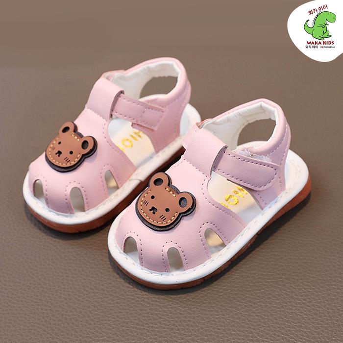 Gambar Wakakids Sepatu Sandal Bayi Prewalker Anak Laki Laki dan Perempuan Bunyi Cit Cit Baby Bear Import Venrz - Pink, 19 dari Wakakids undefined Tokopedia