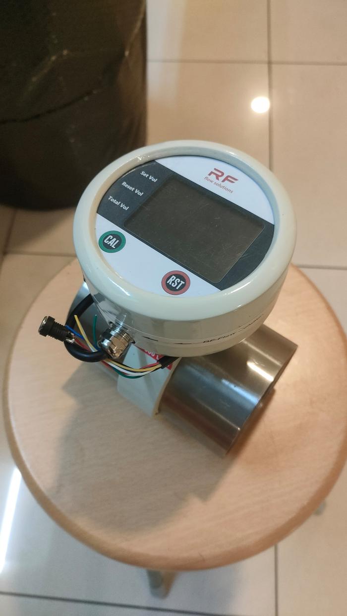 Jual Turbine Digital Flow Meter RF flow solution 3 inch 4-20 mA ...
