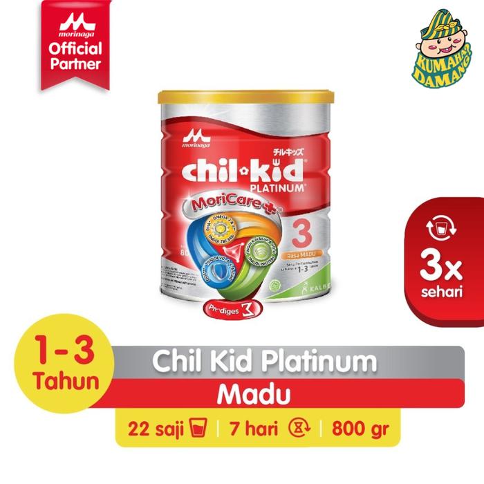 Gambar Morinaga Chil Kid Chilkid Platinum Vanila / Madu 800 gram Vanilla - Honey dari Kumaha Damang Bdg undefined Tokopedia