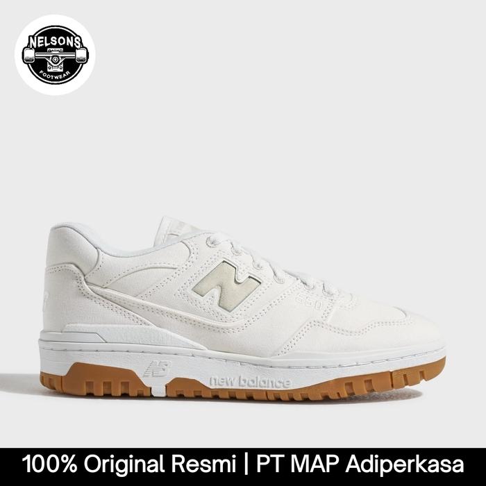 Nb 550 New Balance Leather Sepatu Sneakers New Balance 550 Sea Salt - Main Image