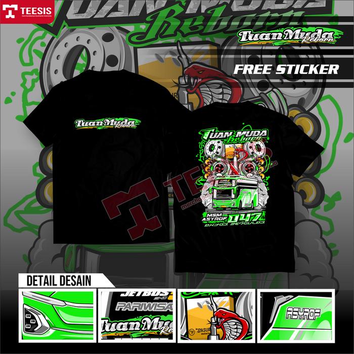 Gambar Kaos Baju Bus Bis Mania Bismania TUAN MUDA MSM ASYROF Jetbus 5 Adiputro - HITAM DEWASA, L dari kaosbusofficial undefined Tokopedia
