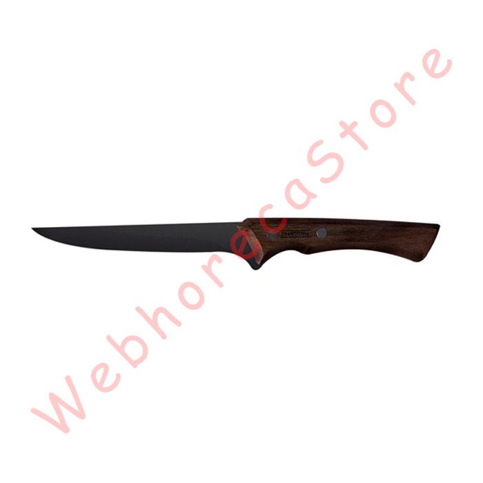 Gambar Tramontina Churrasco Black Boning Knife 6"/ Pisau Daging Gagang Kayu dari Webhorecastore undefined Tokopedia