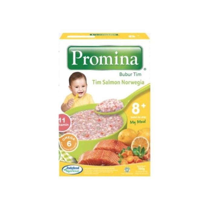 Gambar MURAH BANGET PROMINA BUBUR TIM 8+ BOX 100 GRAM - Salmon Norwegia dari Imam Koleksii undefined Tokopedia