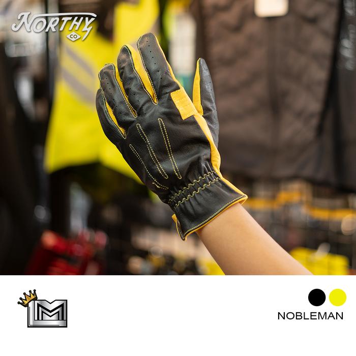 Gambar Sarung Tangan Motor Northy Nobleman V2 - Black Yellow, XXL dari Labrumt Motorbike undefined Tokopedia