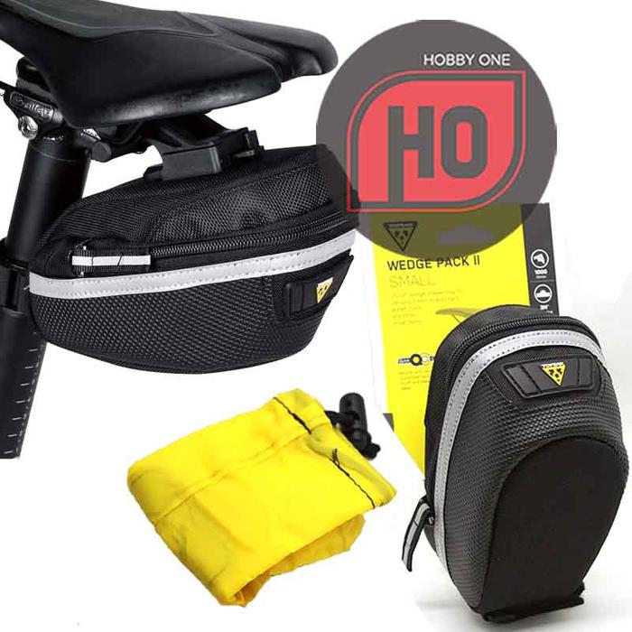 TOPEAK WEDGE PACK II BLACK Saddle Bag Tas Sadel Sepeda S