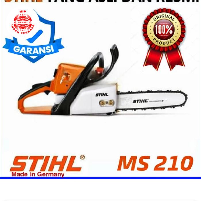 Gambar STIHL MS 210 Chainsaw Mesin potong kayu Gergaji mesin/senso Original - Bar 18 inch dari HANAFI PERKASA INDAH undefined Tokopedia