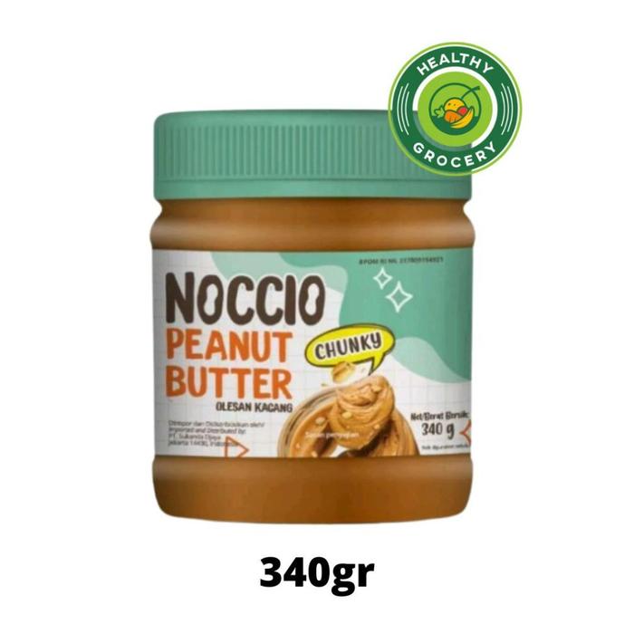 Gambar Noccio Peanut Butter Chunky 340gr / Creamy 340gr / Selai Kacang - CHUNKY dari shelby mart undefined Tokopedia