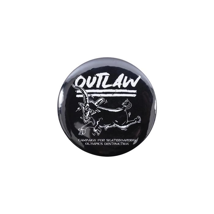 Gambar Outlaw Skateboards Button Pin - Destroyer dari Outlaw Skateboards undefined Tokopedia
