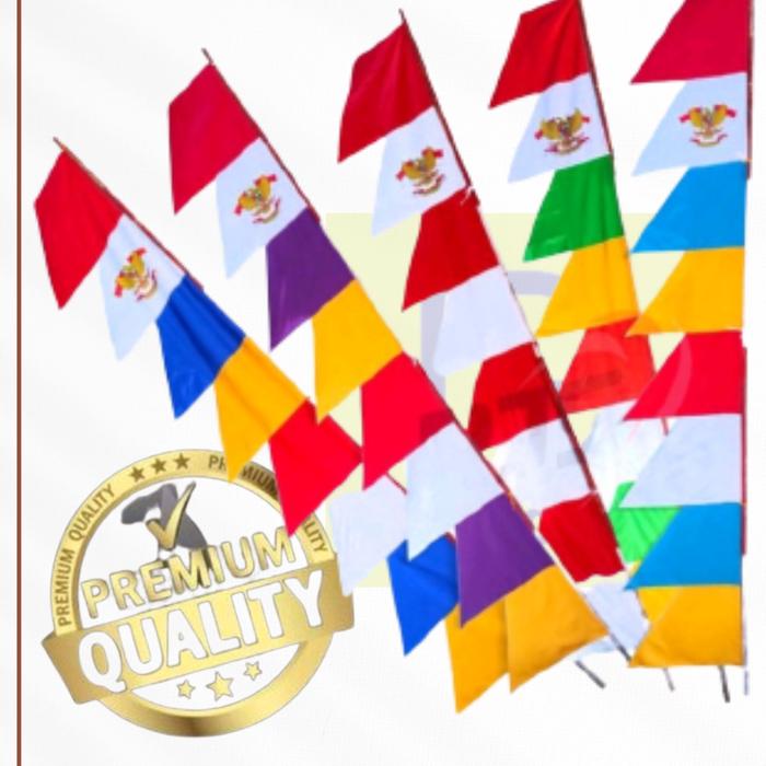 Jual bendera umbul umbul warna warni/bendera umbul umbul merah putih ...