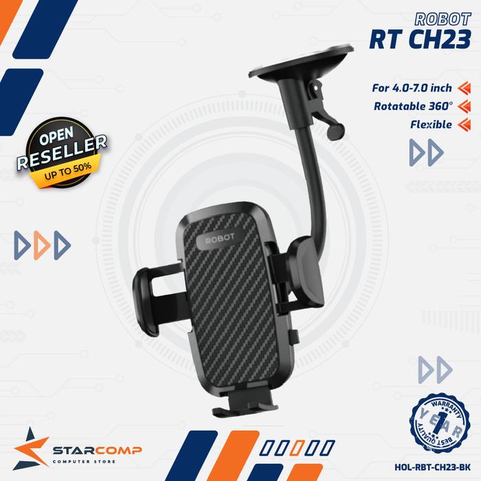 Gambar ROBOT RT-CH23 Car Holder Rotatable 360° For Smartphone dari Starcomp Origin undefined Tokopedia