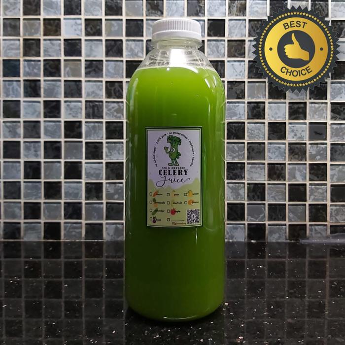 Cold Pressed Juice Seledri Mix Jual Jus Seledri Celery Juice Liter