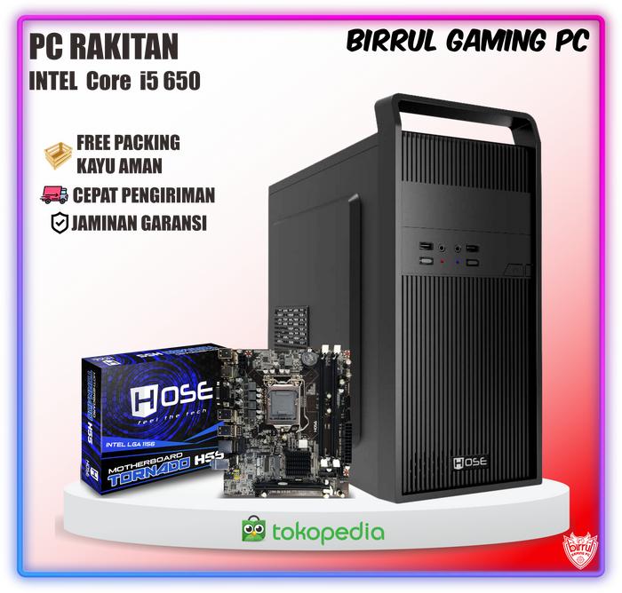 PC GAMING I5 650 I 500GB I RX 550 4GB I SPC Pc Only 8/500/Gtx 750ti