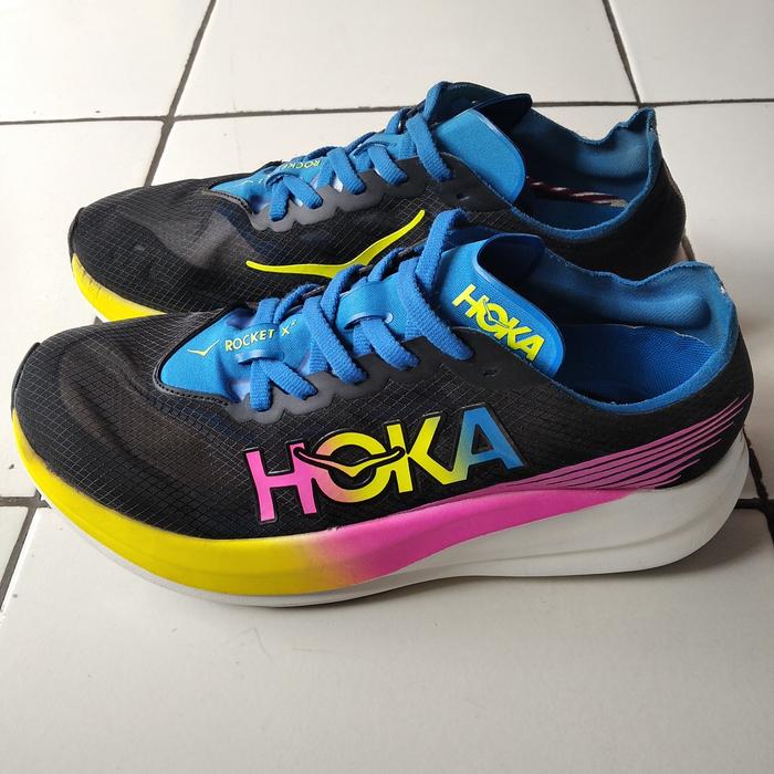 Gambar Sepatu Running Hoka Rocket X2 - Hitam, 40.5 dari Zuhud_Outdoor19 undefined Tokopedia