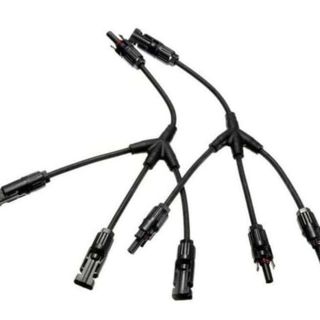 Gambar (BISA COD) Mc4 Conector Kabel Solar Panel 3in1 / Kabel PV Module dari fitrifitriasaidd undefined Tokopedia