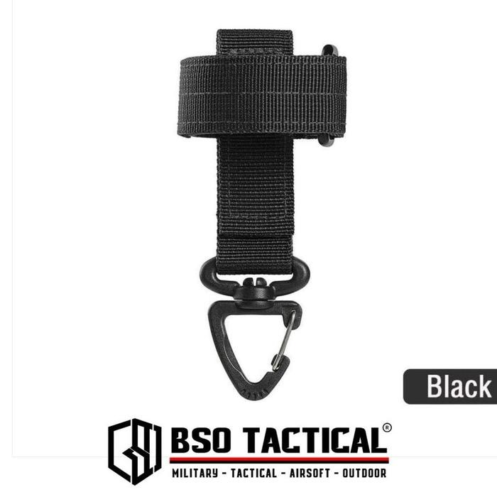 Gambar Carabiner Hook Clip Multifungsi Tactical Nylon EDC Outdoor Gear - Hitam dari Gold Armadeddon undefined Tokopedia