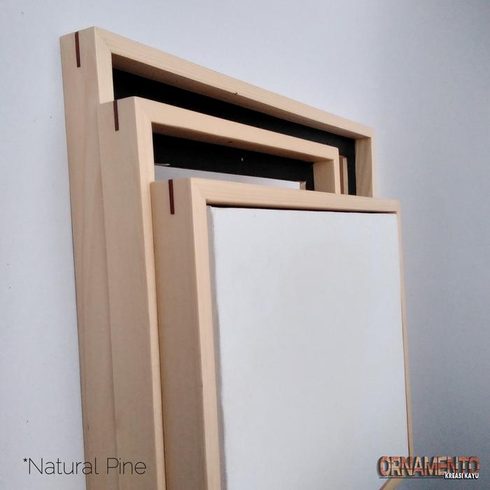 Gambar Floating frame / floater frame bingkai lukisan - Natural dari ORNAMENTO. undefined Tokopedia