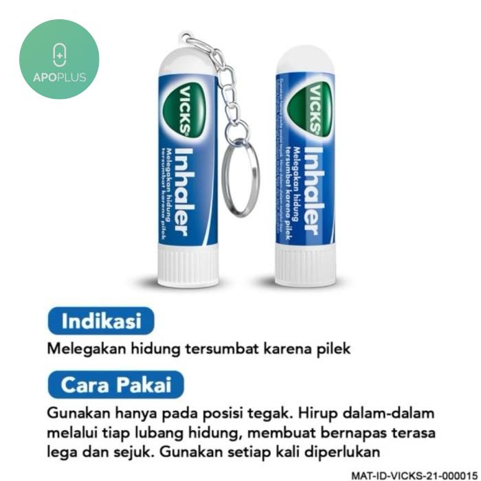 Gambar Vicks Inhaler dari Apoplus Apotek Online undefined Tokopedia