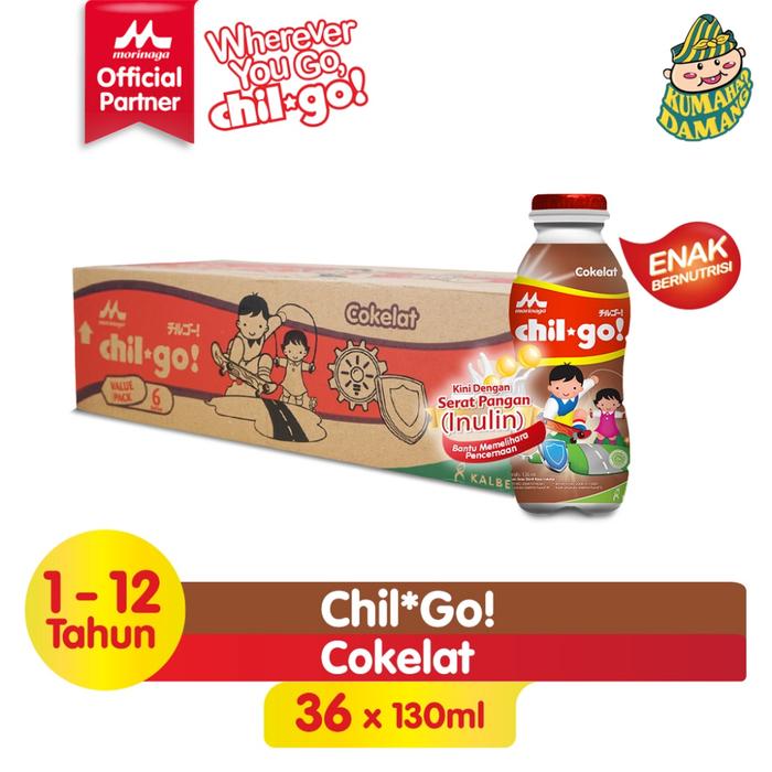 Gambar Morinaga Chil Go ChilGo 130 ml (1 Karton x 36 pcs) - Coklat dari Kumaha Damang Bdg undefined Tokopedia