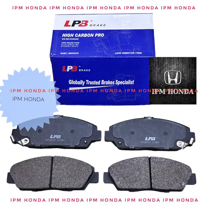 Gambar Brake Pad Kampas Rem Depan Honda Accord S84 S86 VTI VTiL 1998-2002 - LPB dari IPM HONDA undefined Tokopedia