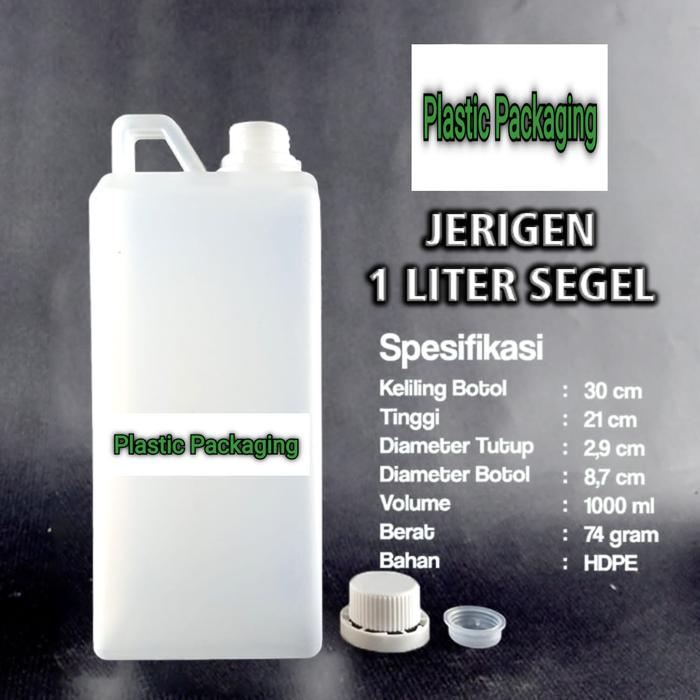 Gambar Botol Jerigen 1 Liter Non Segel Termurah dari Bogorplast undefined Tokopedia