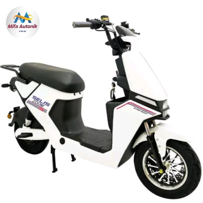 Gambar sepeda motor listrik selis zoom terbaru - Putih dari Mifa Autonik Official undefined Tokopedia
