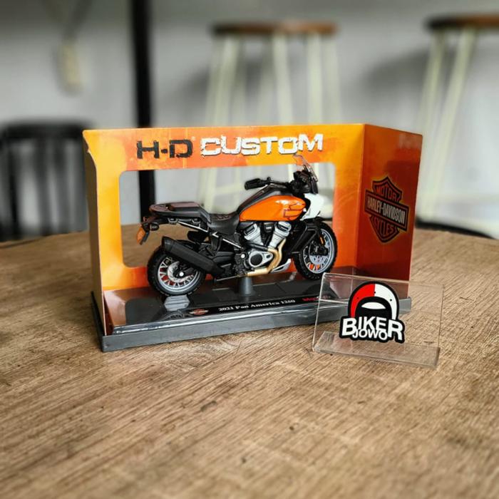 Gambar Diecast Harley Davidson Skala 1:18 - Diorama Koleksi Miniatur Motor - PAN AMERICA dari Biker Jowo undefined Tokopedia