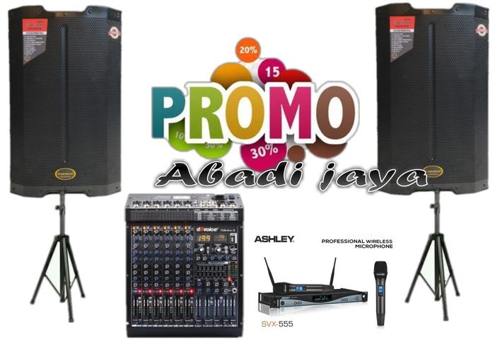 Gambar paket sound system 15 inch ashley act600pro ashley audiopro 8 original - paket 4 dari Abadijaya215 undefined Tokopedia