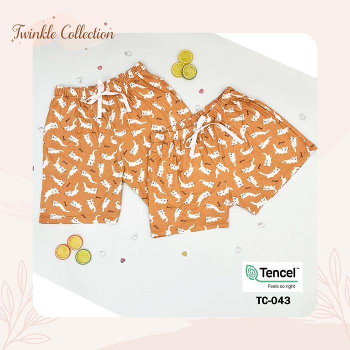 Gambar Terbaru Celana Pendek Wanita Greet Night Wear Bahan Tencel Shortpant - TC-043 , Shortpants  dari Aurora Store ID. undefined Tokopedia