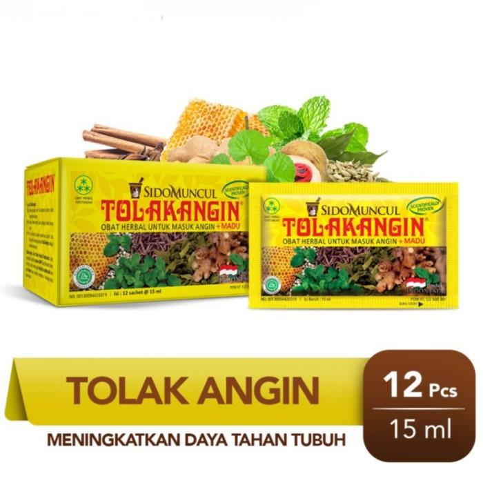 Gambar Tolak Angin Cair Biasa 1 Box isi 12 Sachet - Agen Resmi Sido Muncul - TAC 12 sachet dari Healing Solutions Real undefined Tokopedia