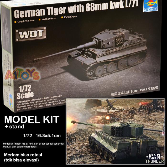 Gambar Model kit tank M1a2 Abrams tank Maus tank King tiger model kit tank Tiger model kit merkava model kit T-34 model kit T-90 tank model kit Leopard 246 - GERMAN TIGER dari A1 TOYS undefined Tokopedia