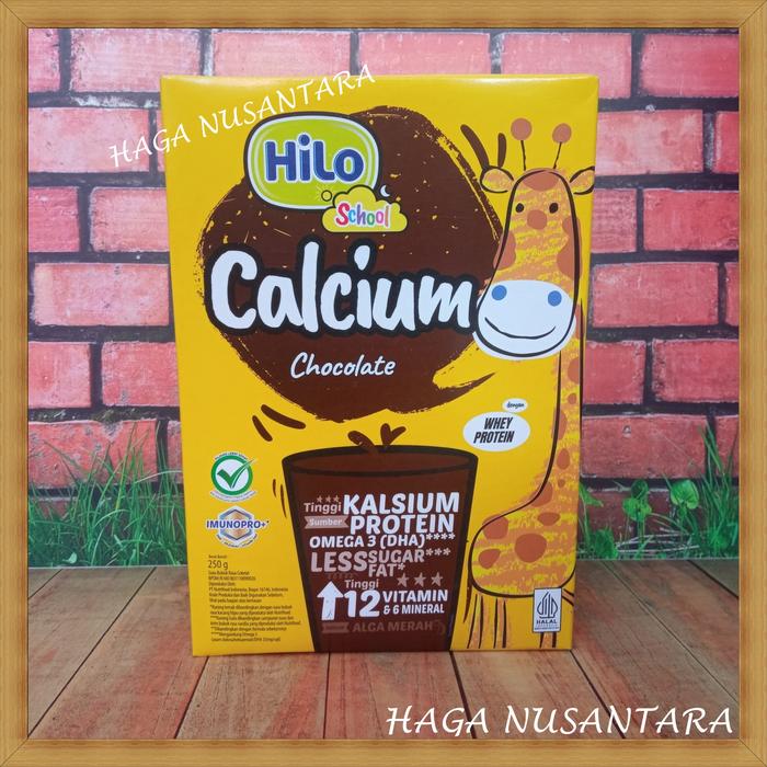 Gambar Hilo School Calcium Chocolate Coklat 250 gr (Tinggi Kalsium dan Protein - Rendah Lemak Rendah Gula) dari Haga Nusantara undefined Tokopedia