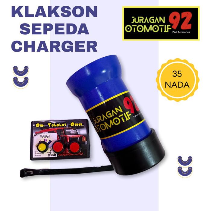 Gambar KLAKSON TELOLET SEPEDA / BASURI SEPEDA / KLAKSON TELOLET - KLAKSON BIRU dari JONA BERSEPEDA undefined Tokopedia