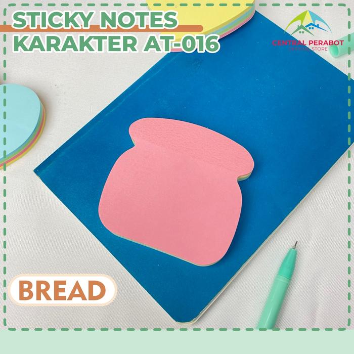 Gambar 100 Lembar Morandi Color Sticky Note Memo Label Sticker Bookmark Warna-warni Note Pad Stationery Sekolah Office Supplies AR-016 - BREAD dari Central Perabot Official Store undefined Tokopedia
