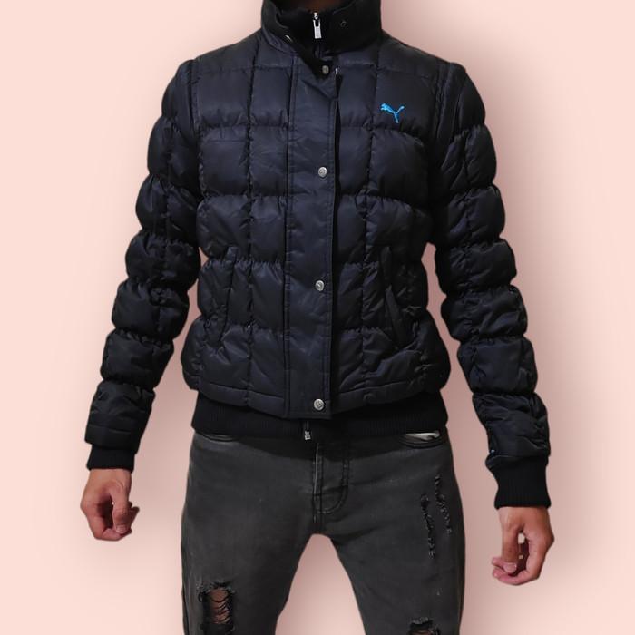 Gambar Jaket Outdoor Puffer Puma Original Second Full Hitam (All Black) dari Hypedunk Store undefined Tokopedia
