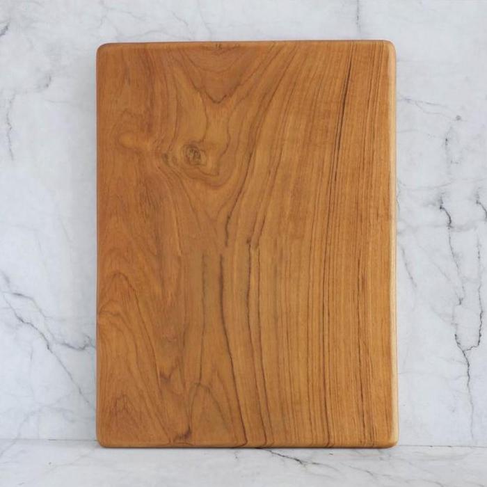 Gambar Talenan Kayu Jati Premium Cutting Board/ Food Grade 30x20x2cm - Tanpa Lubang dari Lavora shop77 undefined Tokopedia